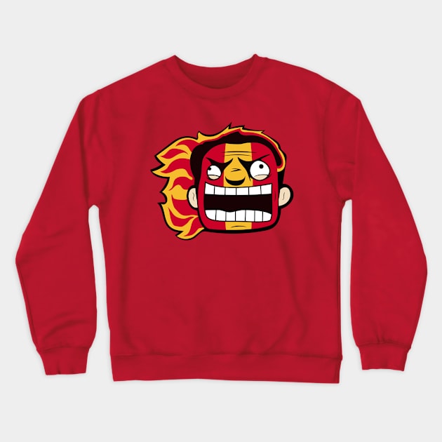 Calgary Pyros Crewneck Sweatshirt by rabidhabs